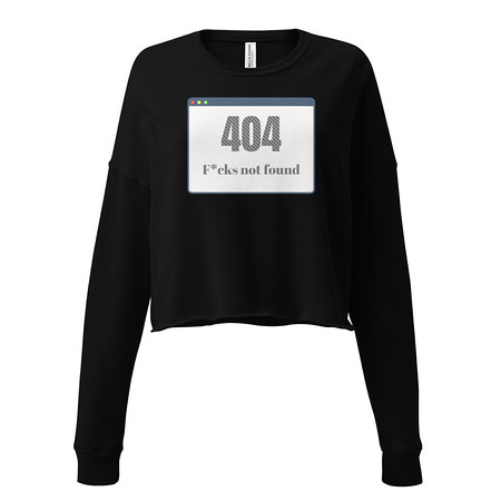[ID: 316-G7] 404 Women's Cropped Sweatshirt