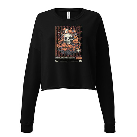 [ID: 316-G18] Abbandoned Women's Cropped Sweatshirt