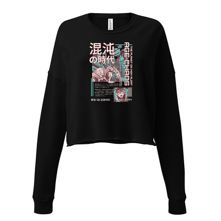 [ID: 316-G34] Age of Chaos - Japanese Anime Women's Cropped Sweatshirt