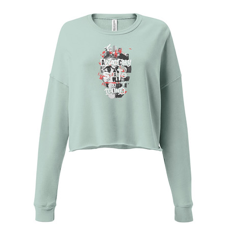 [ID: 316-G79] Anarchy State of Mind Women's Cropped Sweatshirt