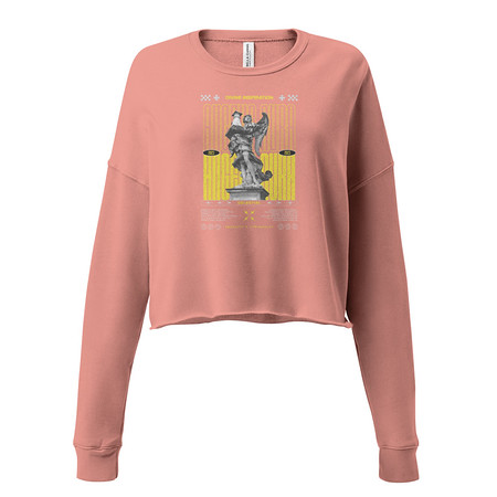 [ID: 316-G82] Angelic Aura Streetwear Women's Cropped Sweatshirt