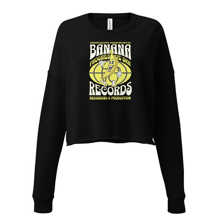[ID: 316-G136] Banana Records - Comic Character Women's Cropped Sweatshirt