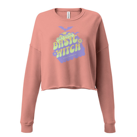 [ID: 316-G146] Basic Witch - Halloween Women's Cropped Sweatshirt