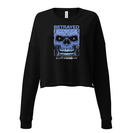 [ID: 316-G191] Betrayed Women's Cropped Sweatshirt