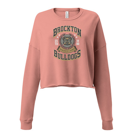 [ID: 316-G286] Brockton Bulldogs Women's Cropped Sweatshirt
