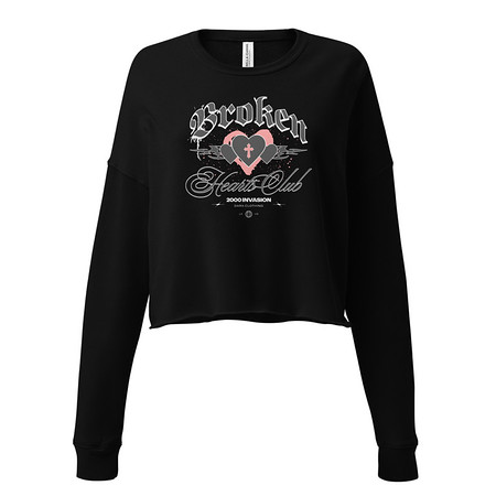 [ID: 316-G287] Broken Hearts Club Women's Cropped Sweatshirt