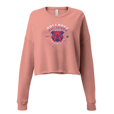 [ID: 316-G295] Bulldogs Athletic - Sports Apparel Women's Cropped Sweatshirt