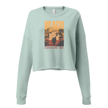 [ID: 316-G342] Catch the Vibe Women's Cropped Sweatshirt