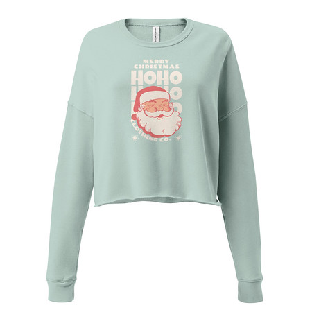 [ID: 316-G374] Christmas Season - Santa Claus Women's Cropped Sweatshirt