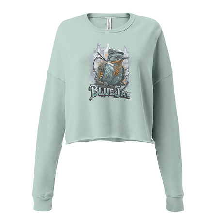 [ID: 316-G381] Classic Bird  Women's Cropped Sweatshirt