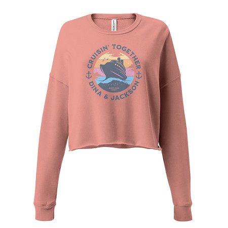 [ID: 316-G441] Cruisin' Together - Cruise Ship Women's Cropped Sweatshirt