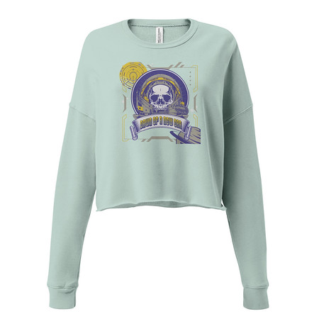 [ID: 316-G469] DAWN OF A NEW ERA Women's Cropped Sweatshirt