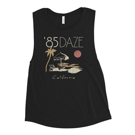 [ID: 271-G1] '85 Daze California Women's Muscle Tank