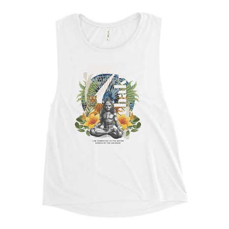 [ID: 271-G12] 7 Chakra Women's Muscle Tank