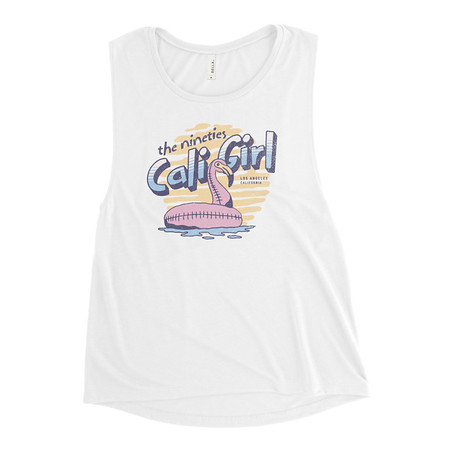 [ID: 271-G13] 90's Cali Girl Women's Muscle Tank