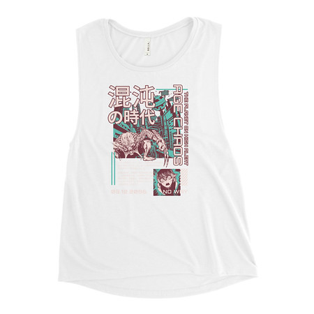 [ID: 271-G34] Age of Chaos - Japanese Anime Women's Muscle Tank