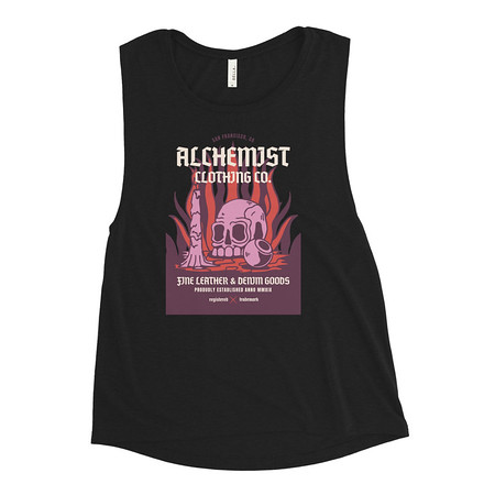 [ID: 271-G37] Alchemist Clothing Co. - Halloween Women's Muscle Tank