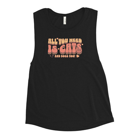 [ID: 271-G52] All You Need Women's Muscle Tank