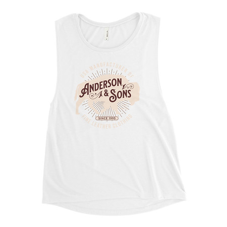 [ID: 271-G80] Anderson & Sons Leather Clothing - Buffalo Women's Muscle Tank