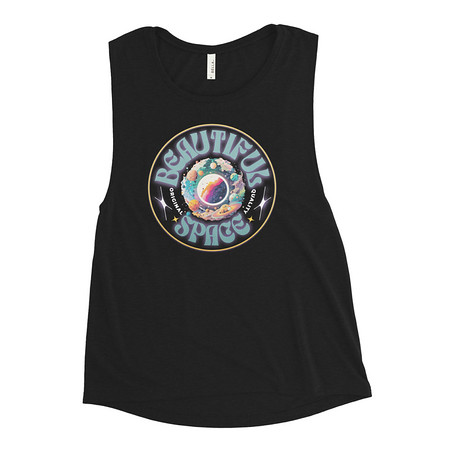 [ID: 271-G173] Beautiful Space Women's Muscle Tank