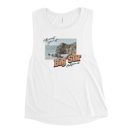 [ID: 271-G205] Big Sur, Cali Women's Muscle Tank