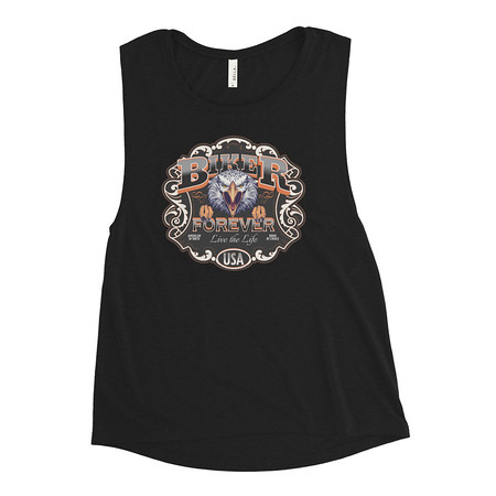 [ID: 271-G208] biker forever Women's Muscle Tank