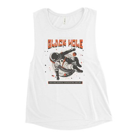 [ID: 271-G224] Black Hole Women's Muscle Tank