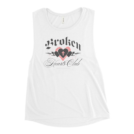 [ID: 271-G287] Broken Hearts Club Women's Muscle Tank