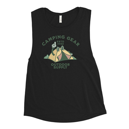 [ID: 271-G326] Camping Gear Women's Muscle Tank
