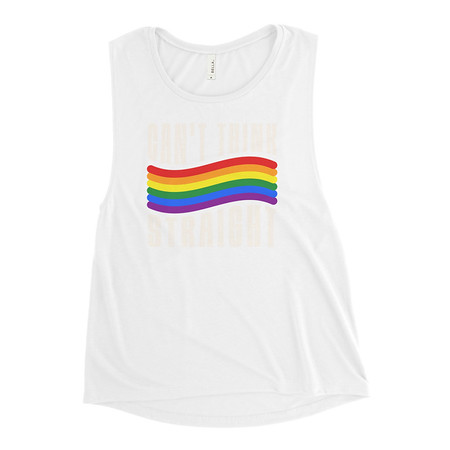 [ID: 271-G329] Can't Think Straight Women's Muscle Tank