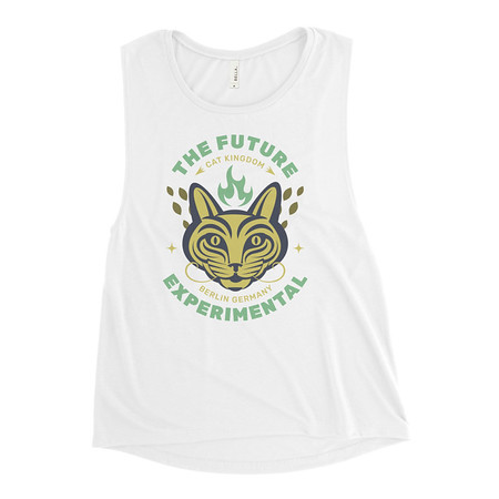 [ID: 271-G337] Cat Kingdom Berlin - Animal Women's Muscle Tank