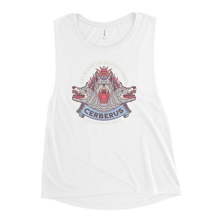 [ID: 271-G353] Cerberus - Underworld Dogs Women's Muscle Tank