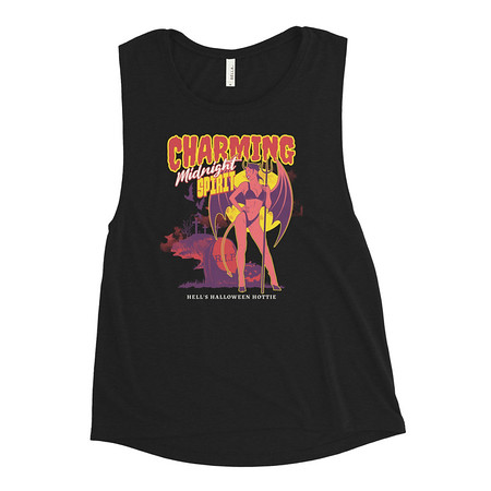 [ID: 271-G358] Charming Midnight Women's Muscle Tank