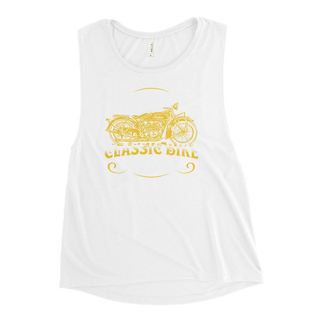 [ID: 271-G380] Classic Bike Women's Muscle Tank