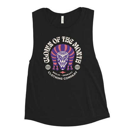 [ID: 271-G389] Clown of the Month Women's Muscle Tank
