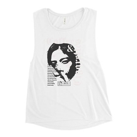 [ID: 271-G392] Coffee & Cigarettes Women's Muscle Tank