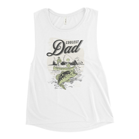 [ID: 271-G419] Coolest Dad Women's Muscle Tank