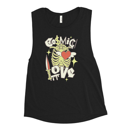 [ID: 271-G423] Cosmic Love (2) Women's Muscle Tank
