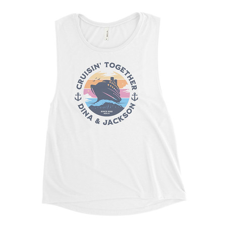 [ID: 271-G441] Cruisin' Together - Cruise Ship Women's Muscle Tank