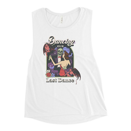 [ID: 271-G466] Dancing Our Last Dance - Halloween Women's Muscle Tank