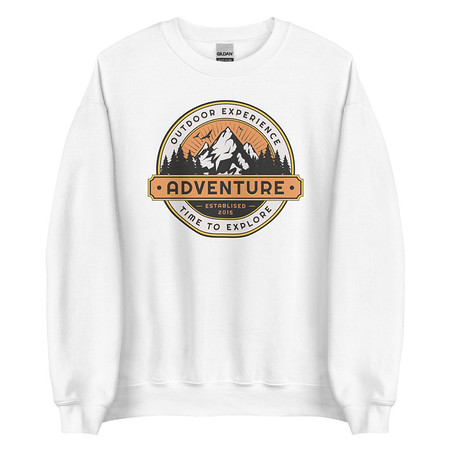[ID: 145-G26] Adventure - Outdoor Mountain Unisex Crew Neck Sweatshirt