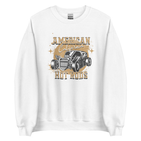 [ID: 145-G73] American Hot Rods Unisex Crew Neck Sweatshirt