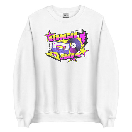 [ID: 145-G123] Back to 90s Unisex Crew Neck Sweatshirt