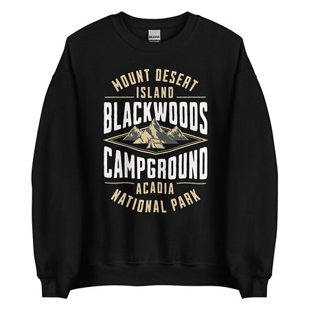 [ID: 145-G233] Blackwoods Campground - Mountain Adventure Unisex Crew Neck Sweatshirt