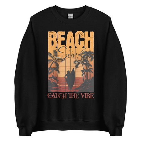 [ID: 145-G342] Catch the Vibe Unisex Crew Neck Sweatshirt