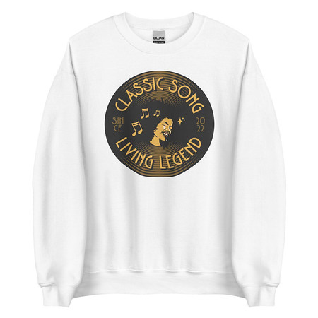 [ID: 145-G385] Classic Song - Music Record Unisex Crew Neck Sweatshirt