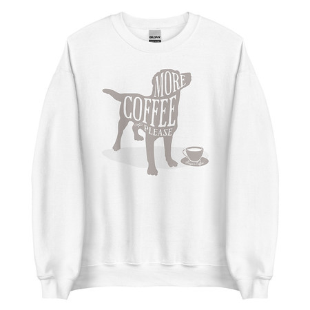 [ID: 145-G399] Coffee Dog Unisex Crew Neck Sweatshirt