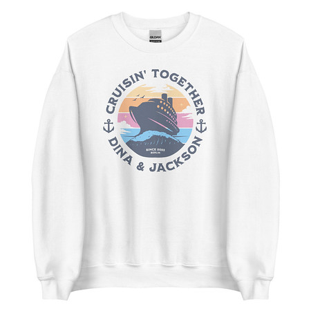 [ID: 145-G441] Cruisin' Together - Cruise Ship Unisex Crew Neck Sweatshirt