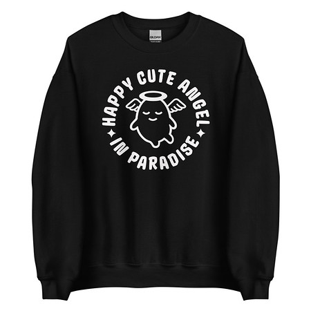 [ID: 145-G449] Cute Angel - Wings Unisex Crew Neck Sweatshirt