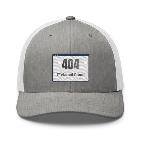 [ID: 252-G7] 404 Retro Trucker Hat